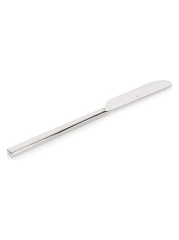 Salt and Pepper 6er-Set: Buttermesser "Terno" in Silber/ Schwarz - (H)16 cm