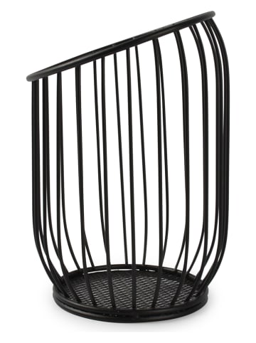 Salt and Pepper Dekokorb "Loft" in Schwarz - (H)16 x Ø 12 cm