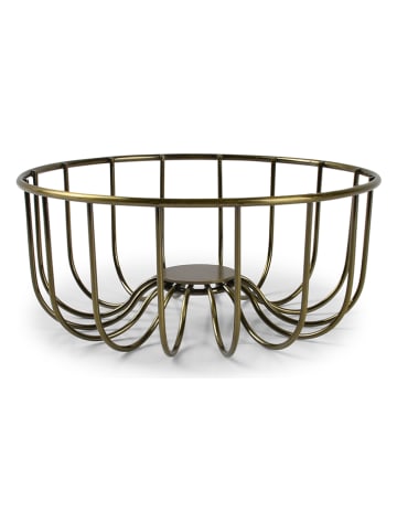 Salt and Pepper Dekoracyjny koszyk "Octo" w kolorze złotym - wys. 7 x Ø 16 cm