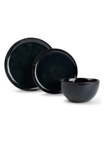 Salt and Pepper 12tlg. Kombiservice "Saphir Mielo" in Schwarz