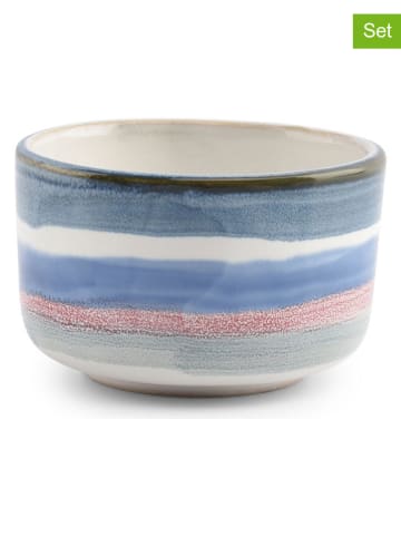 Salt and Pepper Miski (2 szt.) "Palma" w kolorze niebieskim - Ø 10 cm