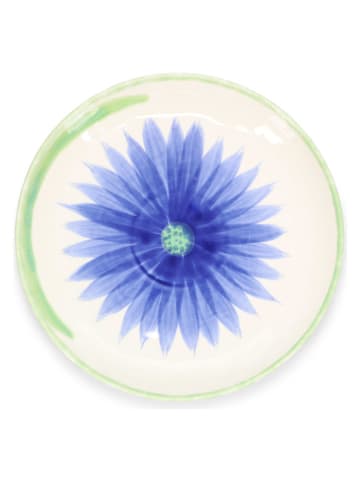 Salt and Pepper Talerz "Fleur" w kolorze zielono-niebieskim do serwowania - Ø 29,5 cm