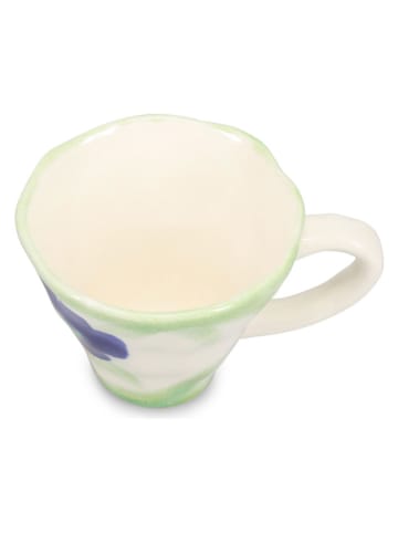 Salt and Pepper Kubki (4 szt.) "Fleur" w kolorze zielono-niebieskim do kawy - 250 ml