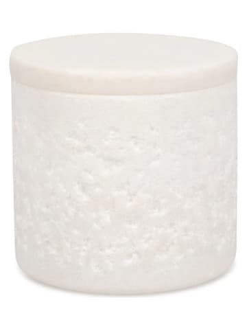 Salt and Pepper Pojemnik kosmetyczny w kolorze białym - wys. 7 x Ø 7 cm