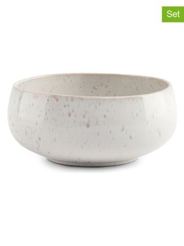 Salt and Pepper 4er-Set: Schalen "Curvy" in Weiß/ Beige - (H)6,5 x Ø 14,5 cm