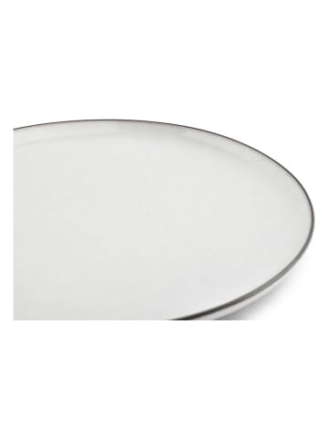 Salt and Pepper 4er-Set: Dessertteller "Fina" in Weiß/ Schwarz - Ø 20 cm