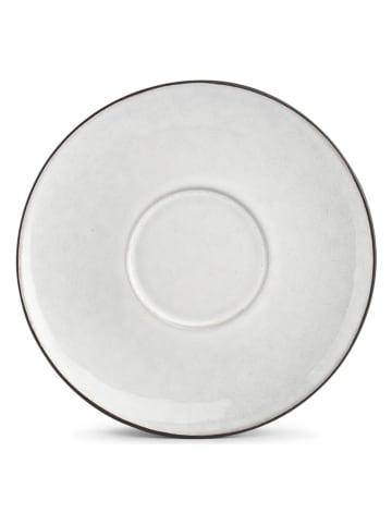 Salt and Pepper Spodki (4 szt.) "Fina" w kolorze biało-czarnym - Ø 14 cm