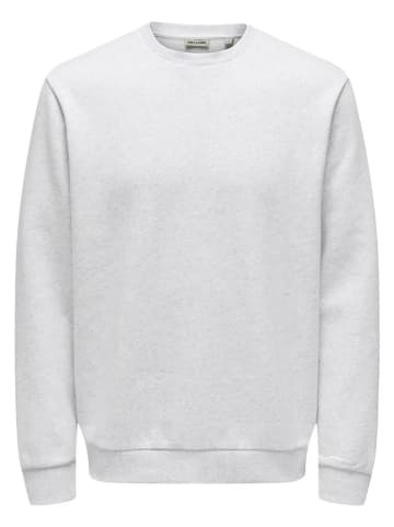 ONLY & SONS Sweatshirt "Eres" lichtgrijs