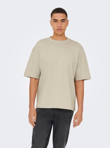 ONLY & SONS Shirt "Caspian" zandkleurig