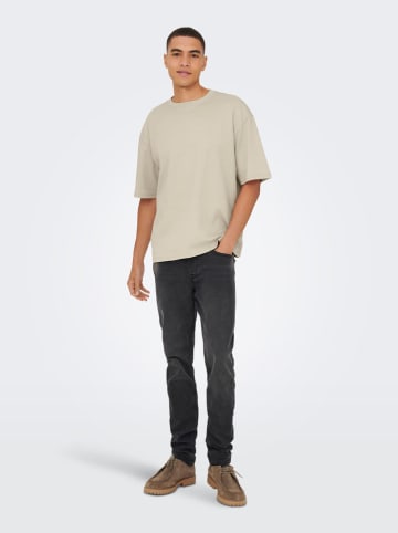 ONLY & SONS Shirt "Caspian" zandkleurig