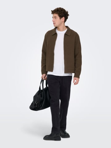 ONLY & SONS Spijkerbroek "Sedge" - regular fit - zwart