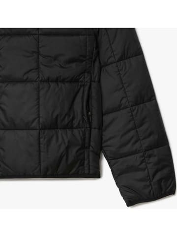 Lacoste Doorgestikte jas zwart