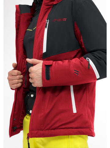Maier Sports Ski-/ Snowboardjacke "Monzabon 2.0" in Rot/ Schwarz