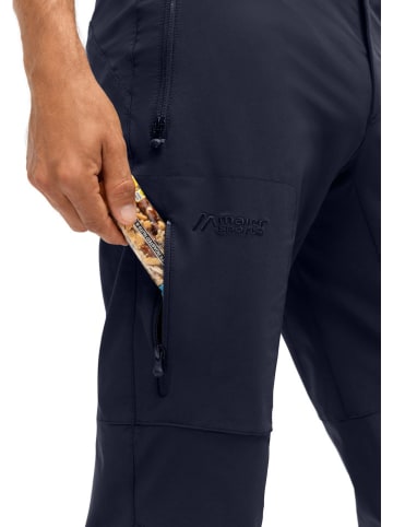 Maier Sports Spodnie trekkingowe "Halitit" w kolorze granatowym