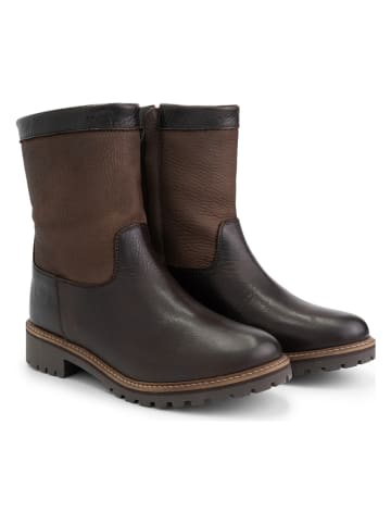 TRAVELIN' Leren boots "Mygland" bruin