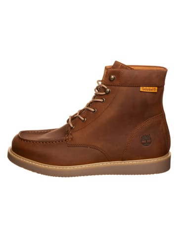Timberland Skórzane botki "Newmarket II" w kolorze jasnobrązowym