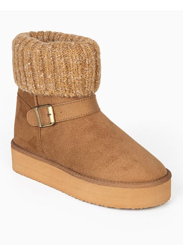 ISLAND BOOT Winterboots "Kourtney" in Hellbraun