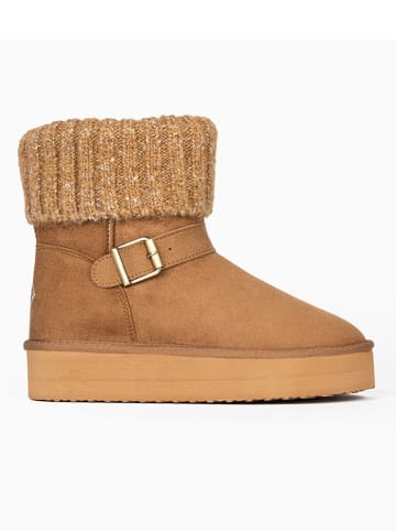 ISLAND BOOT Winterboots "Kourtney" in Hellbraun