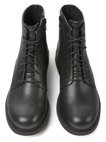 Camper Leren boots zwart