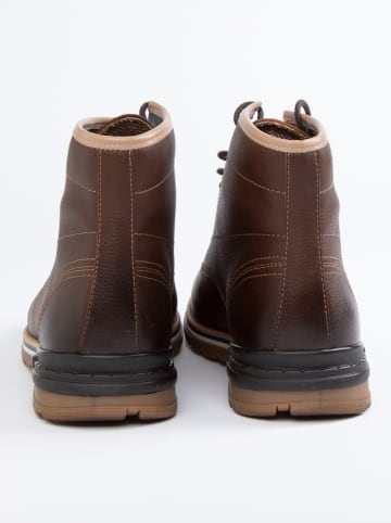 PAUL VESTERBRO Leder-Boots in Braun