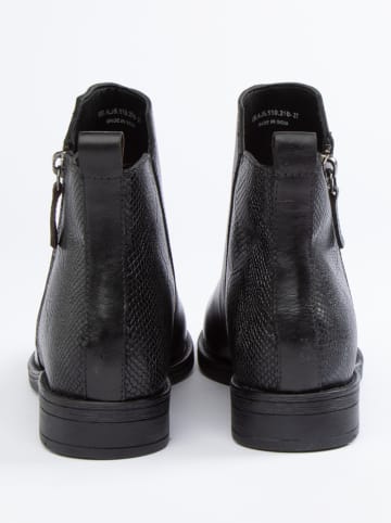 JOLANA & FENENA Leren boots zwart