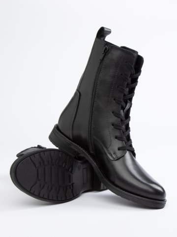 JOLANA & FENENA Leren boots zwart