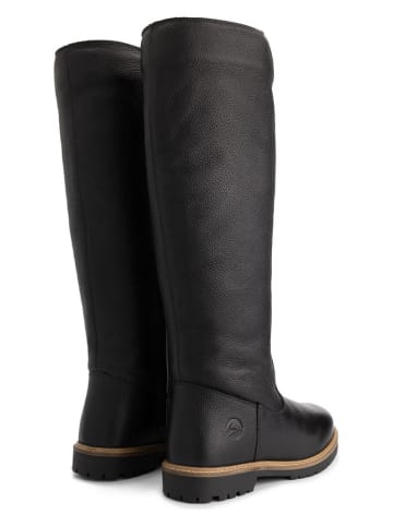 TRAVELIN' Leder-Stiefel "Dyreborg" in Schwarz