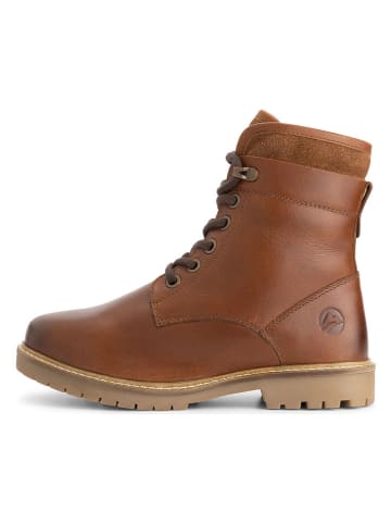TRAVELIN' Leren boots "Larvik" lichtbruin