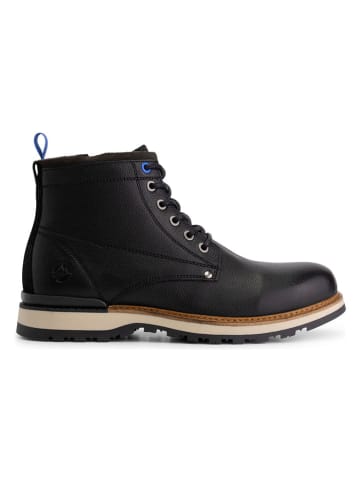 TRAVELIN' Leren boots "Malling" zwart
