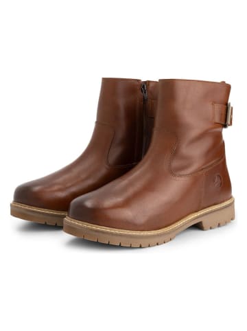 TRAVELIN' Leren boots "Tingvoll" lichtbruin