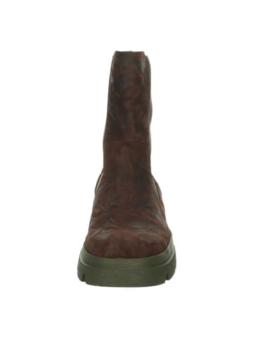 Think! Leder-Chelsea-Boots in Braun