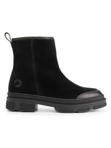 TRAVELIN' Leren boots "Kelowna" zwart