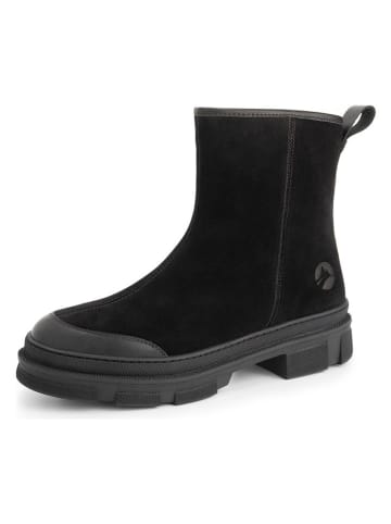 TRAVELIN' Leren boots "Kelowna" zwart