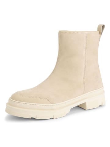 TRAVELIN' Leren boots "Kelowna" crème/beige