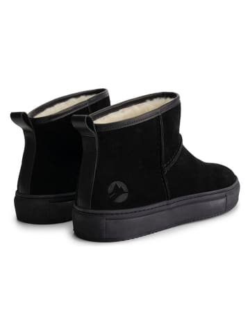 TRAVELIN' Leren boots zwart