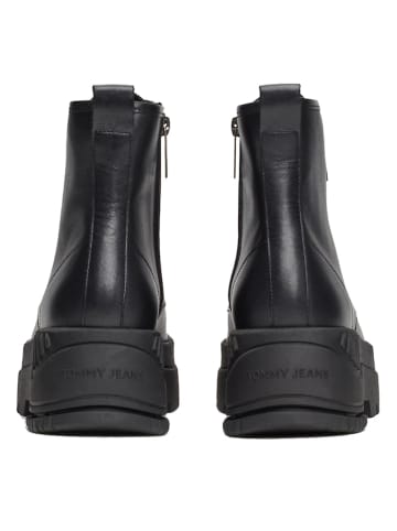 Tommy Hilfiger Shoes Skórzane botki w kolorze czarnym