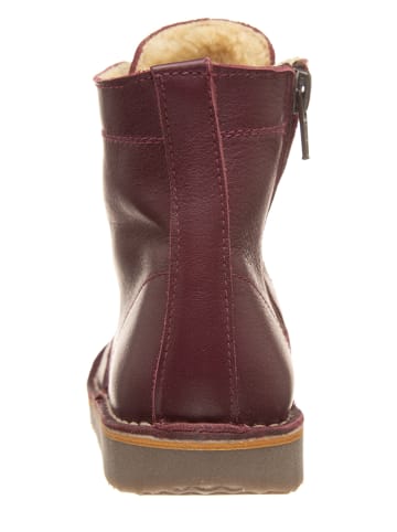 kmins Leder-Boots in Bordeaux