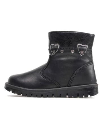 Primigi Skórzane botki w kolorze czarnym