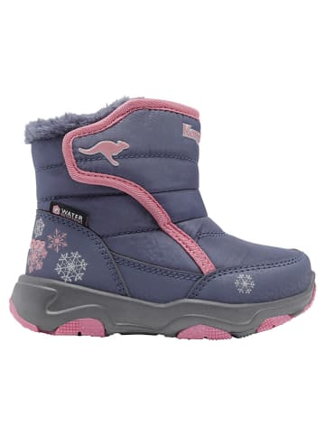 Kangaroos Winterstiefel "KS-Trunks Mid V" in Grau/ Pink