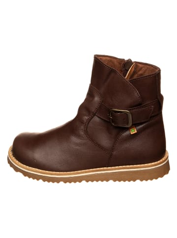 El Naturalista Leder-Winterboots in Braun