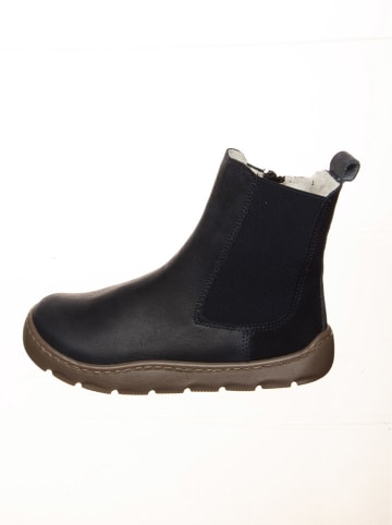 POM POM Leder-Barfußschuhe in Dunkelblau