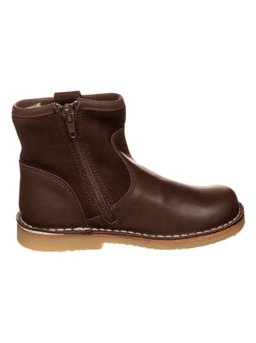 kmins Leren winterboots donkerbruin