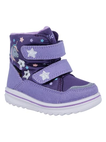 Richter Shoes Winterstiefel "Snow"  in Dunkelblau/ Lila