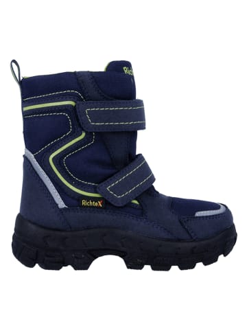 Richter Shoes Kozaki zimowe "Davos" w kolorze granatowym