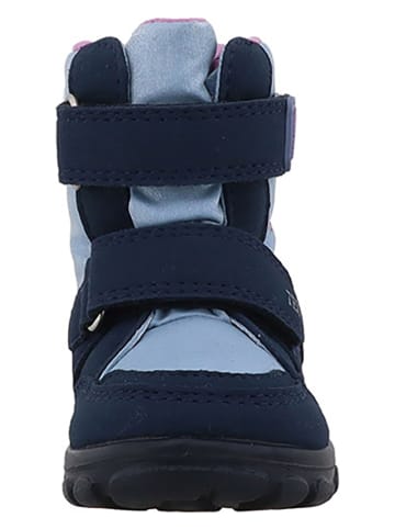 Lurchi Winterstiefel "Kijana" in Dunkelblau/ Hellblau