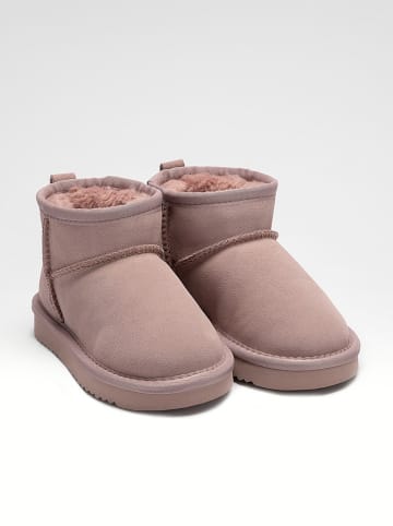 Lelli Kelly Leren winterboots "Giulia" lichtroze