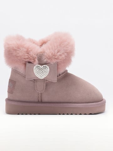 Lelli Kelly Leder-Winterboots "Zoey" in Rosa
