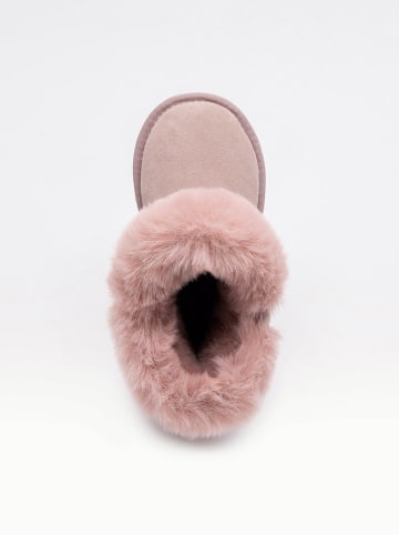 Lelli Kelly Leren winterboots "Zoey" lichtroze