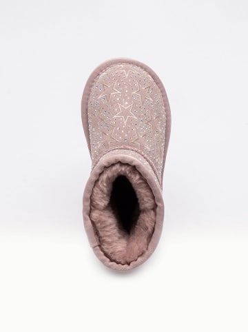 Lelli Kelly Leren winterboots "Dajana" lichtroze