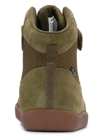 Bundgaard Leder-Winterboots "Brooklyn" in Khaki/ Hellbraun